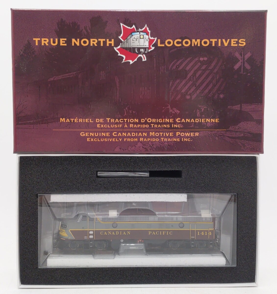 Rapido Trains 220538 HO Canadian Pacific GMD FP9A True North #1414