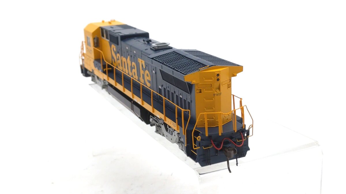 Atlas 10003091 HO Atchison Topeka Santa Fe Dash 8-40B Diesel Loco w/Sound #7417