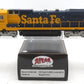 Atlas 10003091 HO Atchison Topeka Santa Fe Dash 8-40B Diesel Loco w/Sound #7417