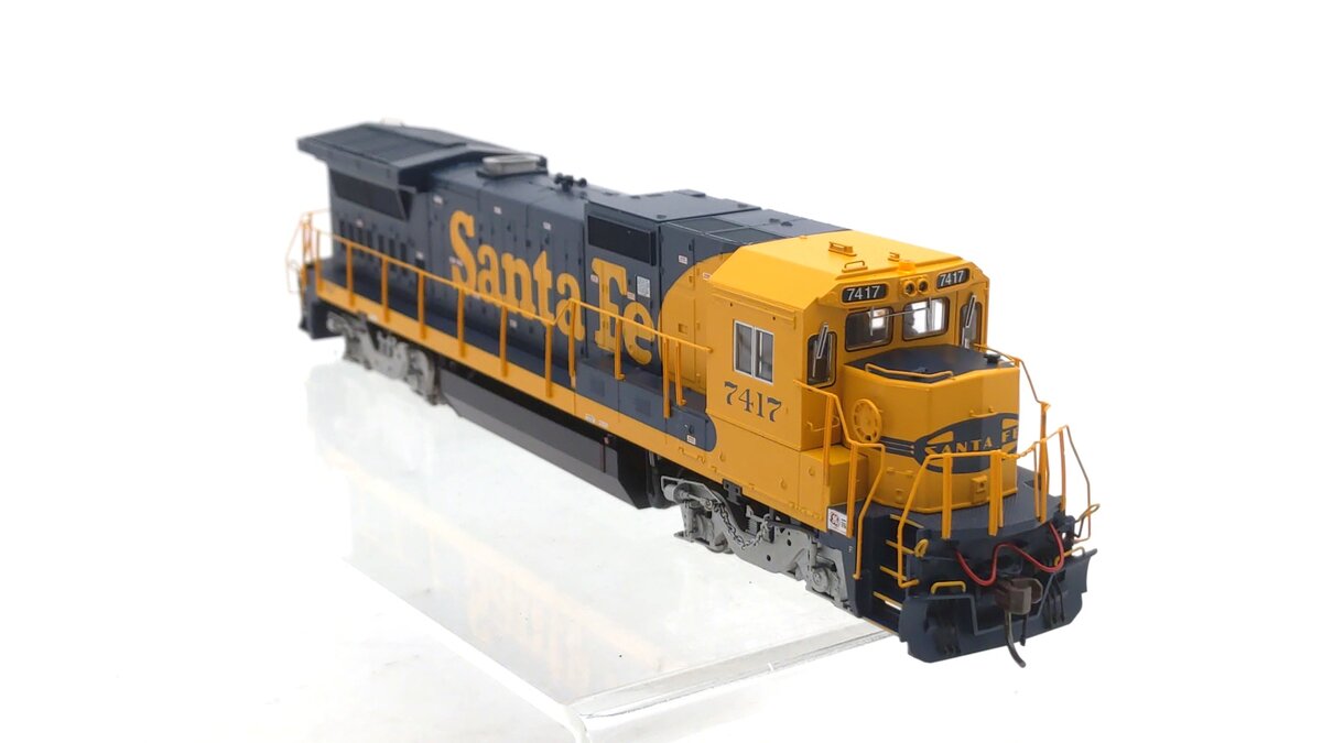 Atlas 10003091 HO Atchison Topeka Santa Fe Dash 8-40B Diesel Loco w/Sound #7417