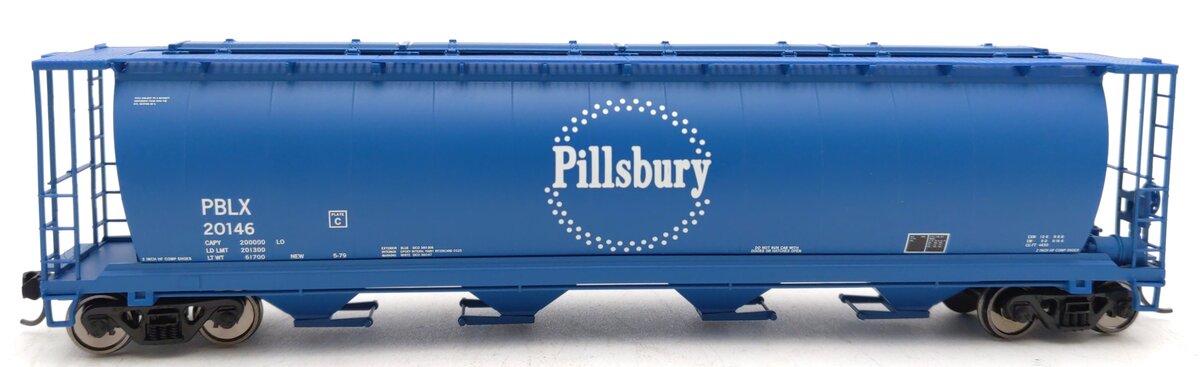 Walthers 910-7185 HO PBLX Pillsbury Cylindrical Hopper #20146