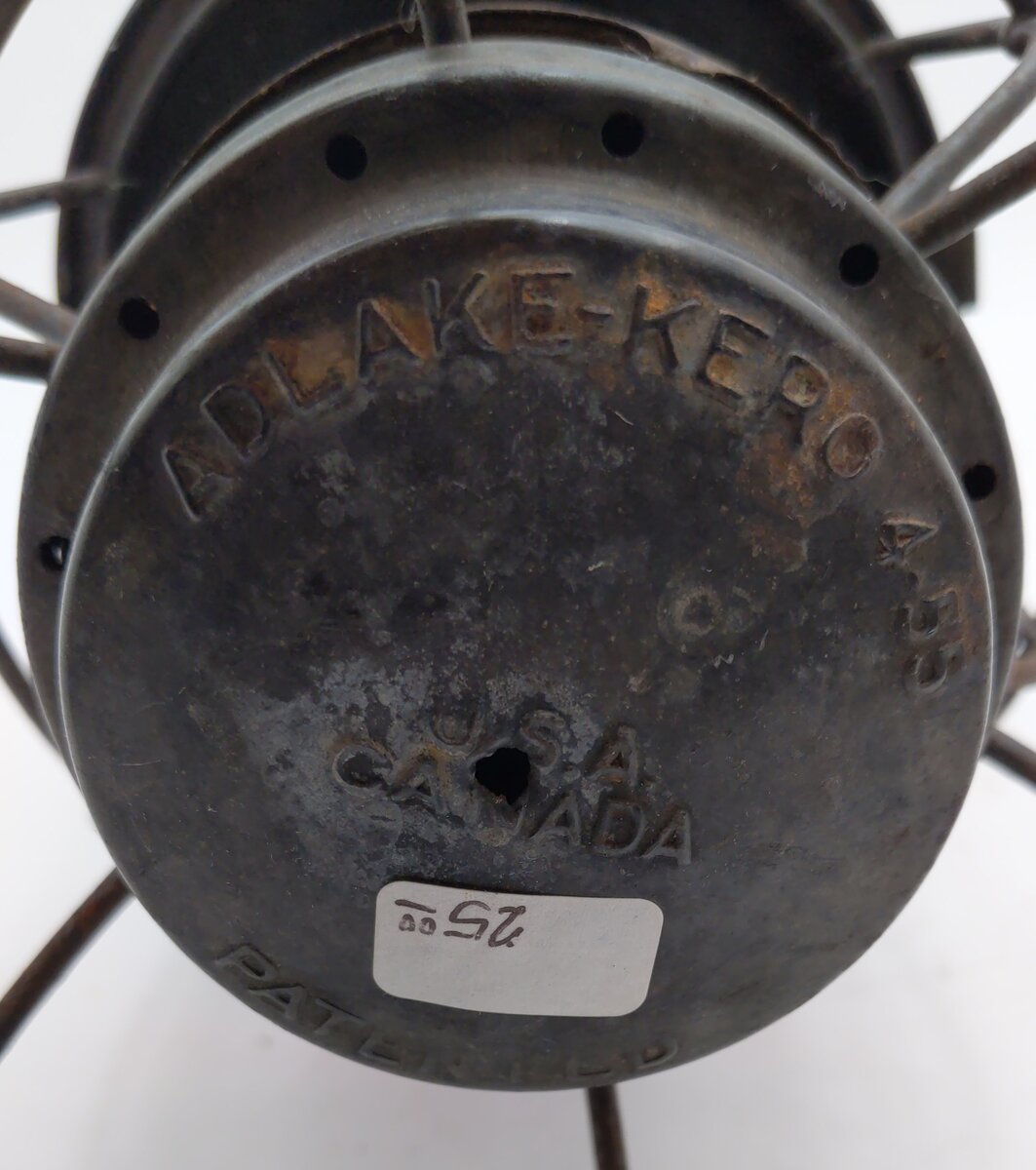 Adlake Vintage NYCS Railroad Lantern w/Red Globe VG