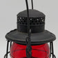 Adlake Vintage Pennsylvania Railroad Lantern w/Red Globe VG