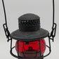Adlake Vintage Pennsylvania Railroad Lantern w/Red Globe VG