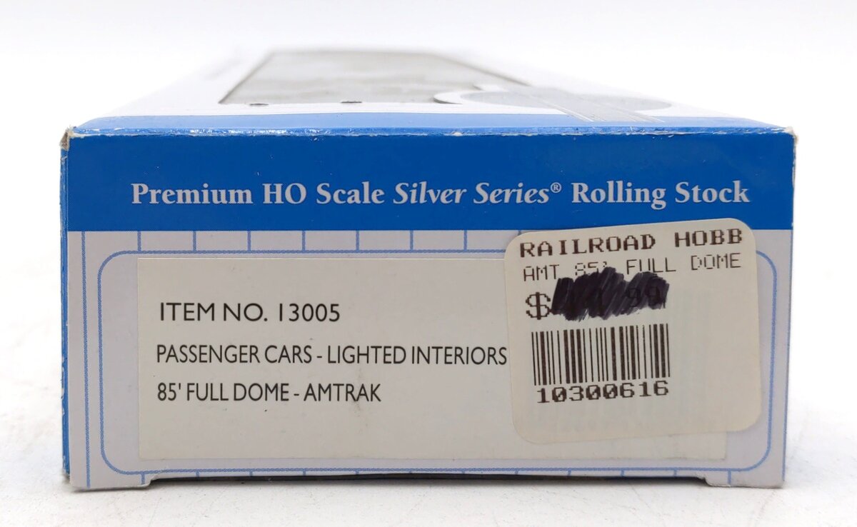 Bachmann 13005 HO Amtrak Phase I 85' Budd Full Dome Passenger Car