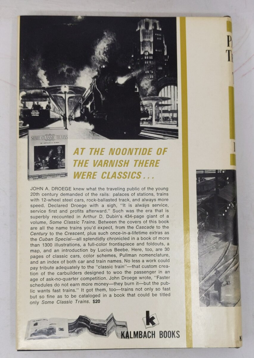 Passenger Terminals and Trains Hardcover Book By John A. Droege EX
