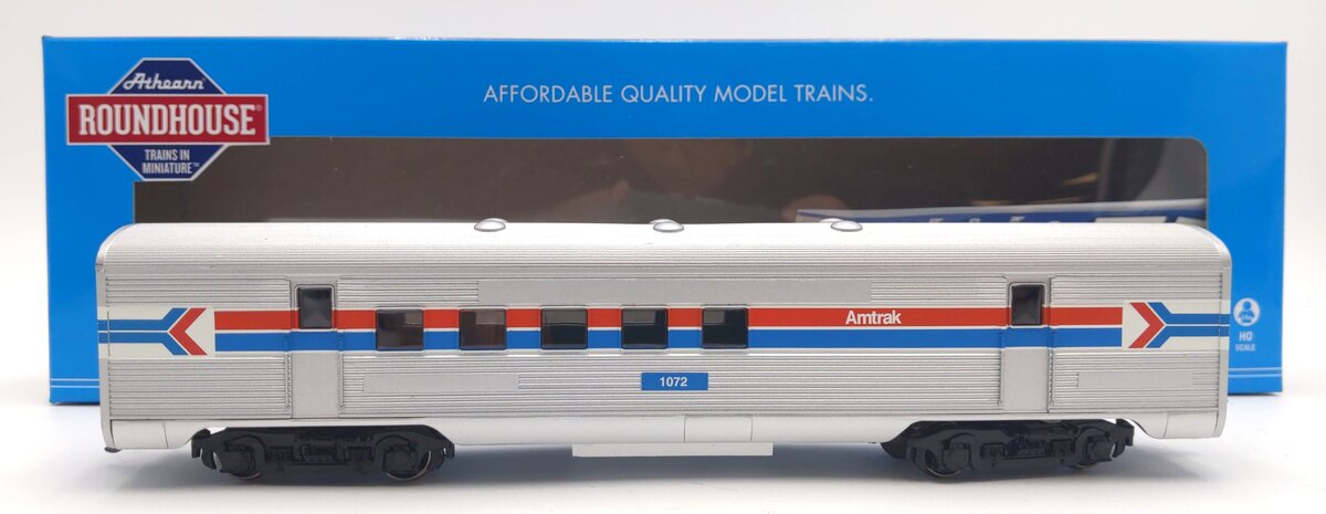 Roundhouse 82985 HO Amtrak Streamline RPO Passenger Car #1072