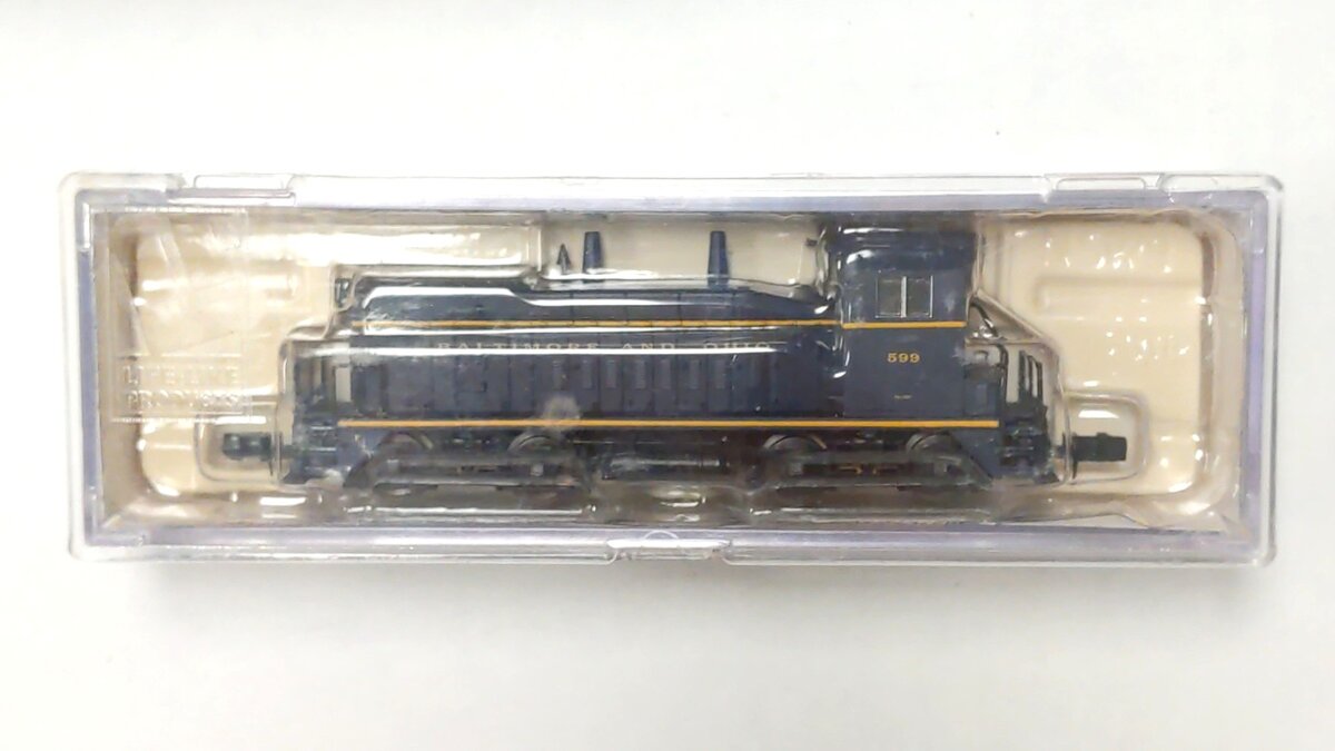 Life Like 7881 N Scale Baltimore & Ohio SW9 Diesel Locomotive #599 LN/Box