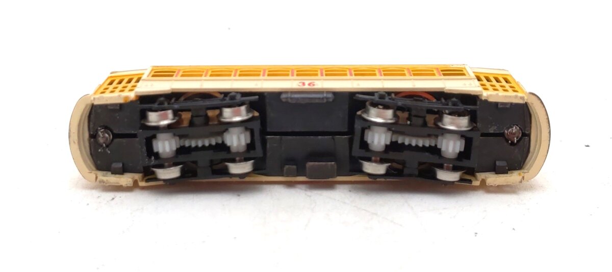 Bachmann 61098 N Scale Yellow Brill Market Street Trolley #36