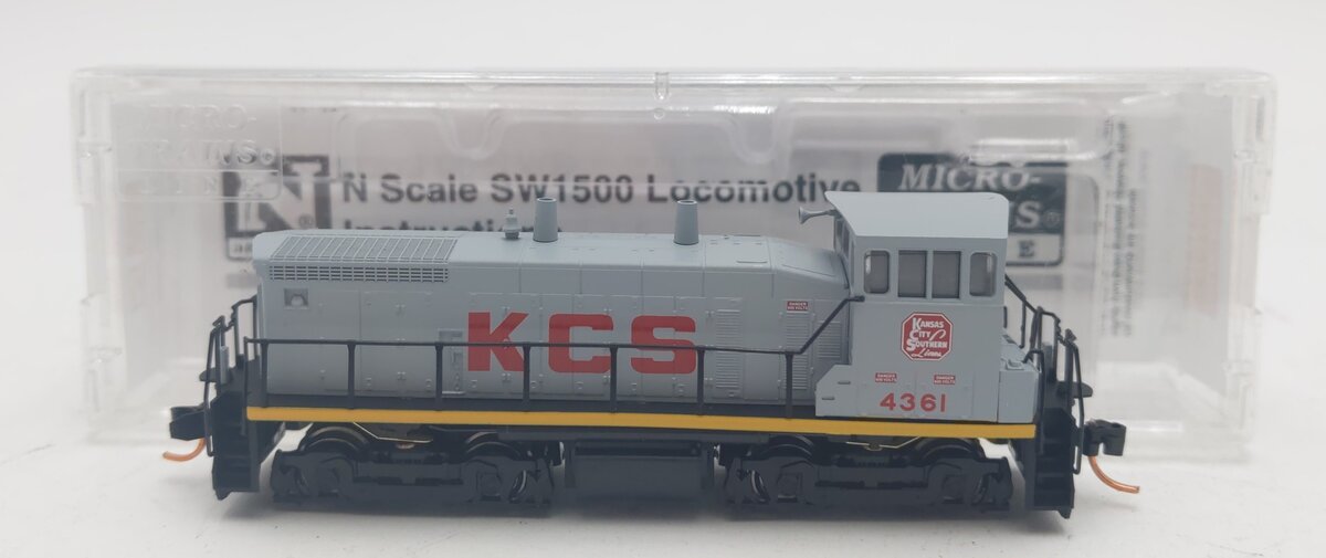 Micro-Trains 98600052 N Kansas City Southern EMD SW1500 Diesel Locomotive #4361