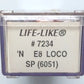 Life Like 7234 N Scale Southern Pacific E8 Diesel Locomotive #6051 LN/Box