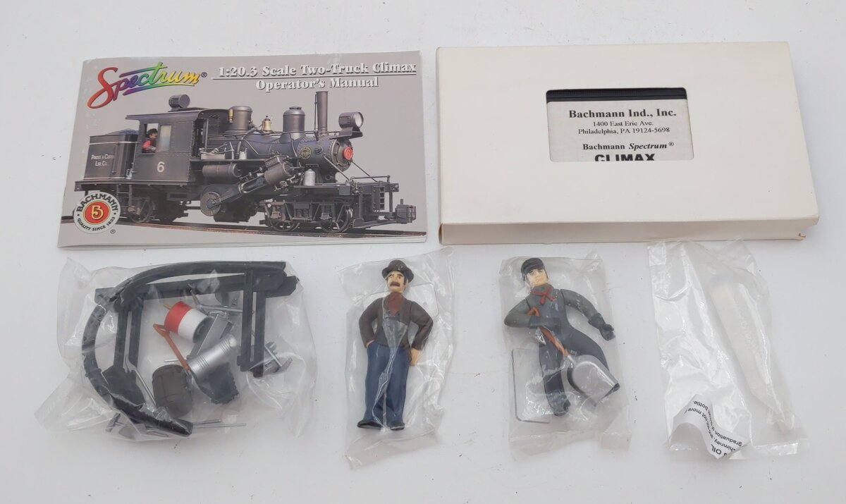 Bachmann 81181 G Climax Class B 25 Ton Steam Locomotive LN/Box