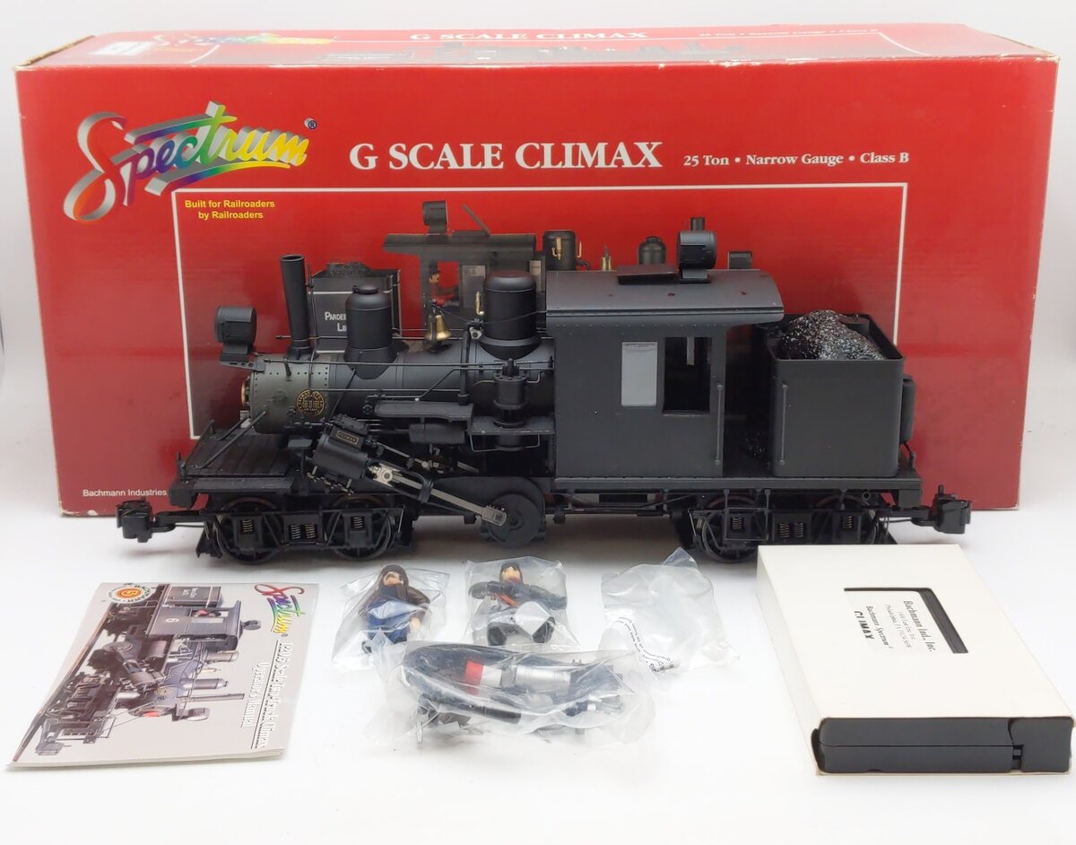 Bachmann 81181 G Climax Class B 25 Ton Steam Locomotive LN/Box