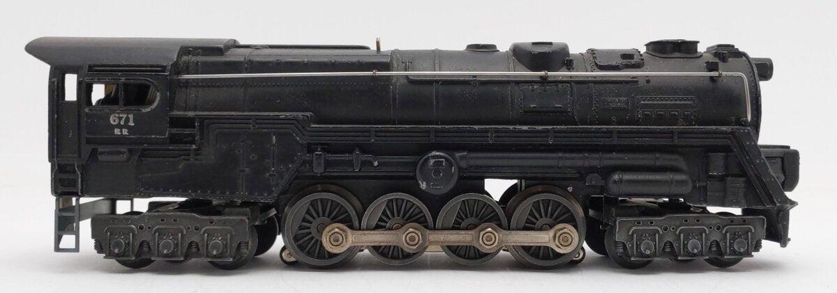 Lionel 671 Vintage O 6-8-6 Die-Cast Steam Turbine Locomotive VG