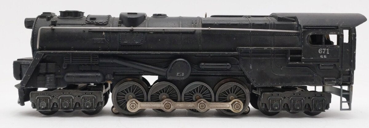Lionel 671 Vintage O 6-8-6 Die-Cast Steam Turbine Locomotive VG