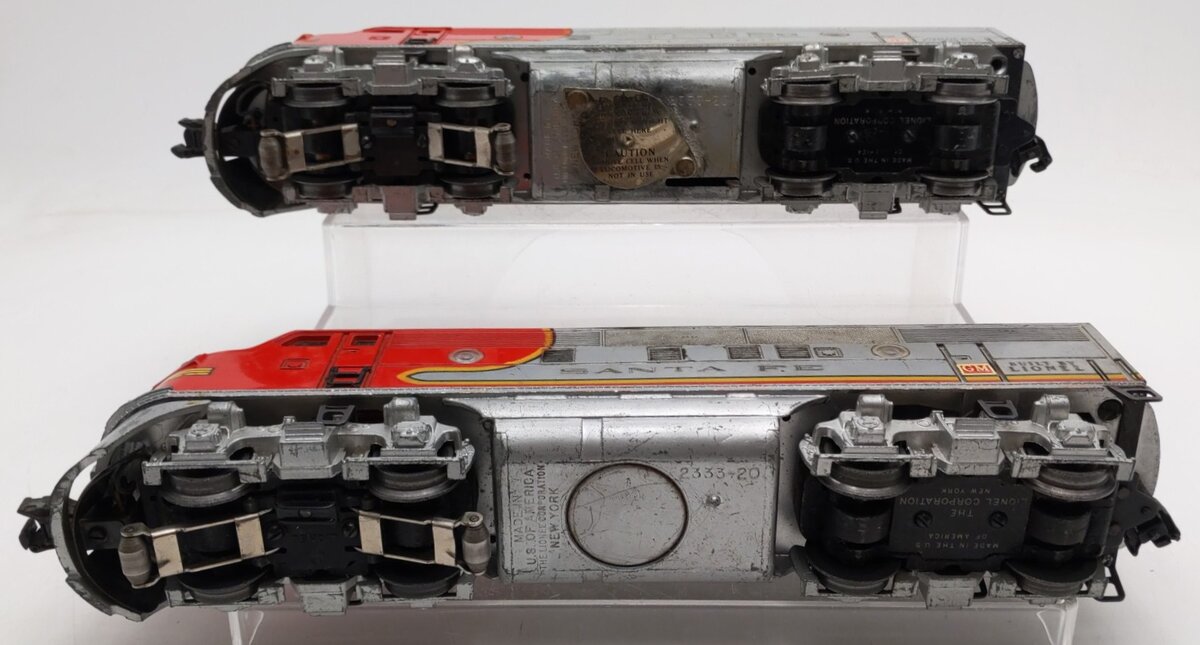 のえる LIONEL 2343 SANTA FE F3 DEISEL 4CAR PASSENGER SET 2190W IN 1952