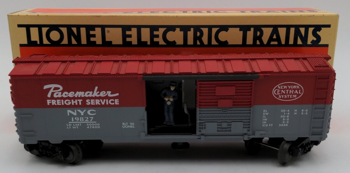 Lionel 6-19827 O Gauge New York Central Operating Box Car #19827 EX/Box