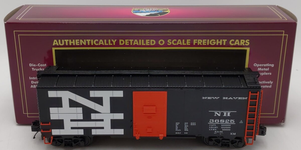MTH 20-93780 O New Haven Premier 40' AAR Boxcar #36825