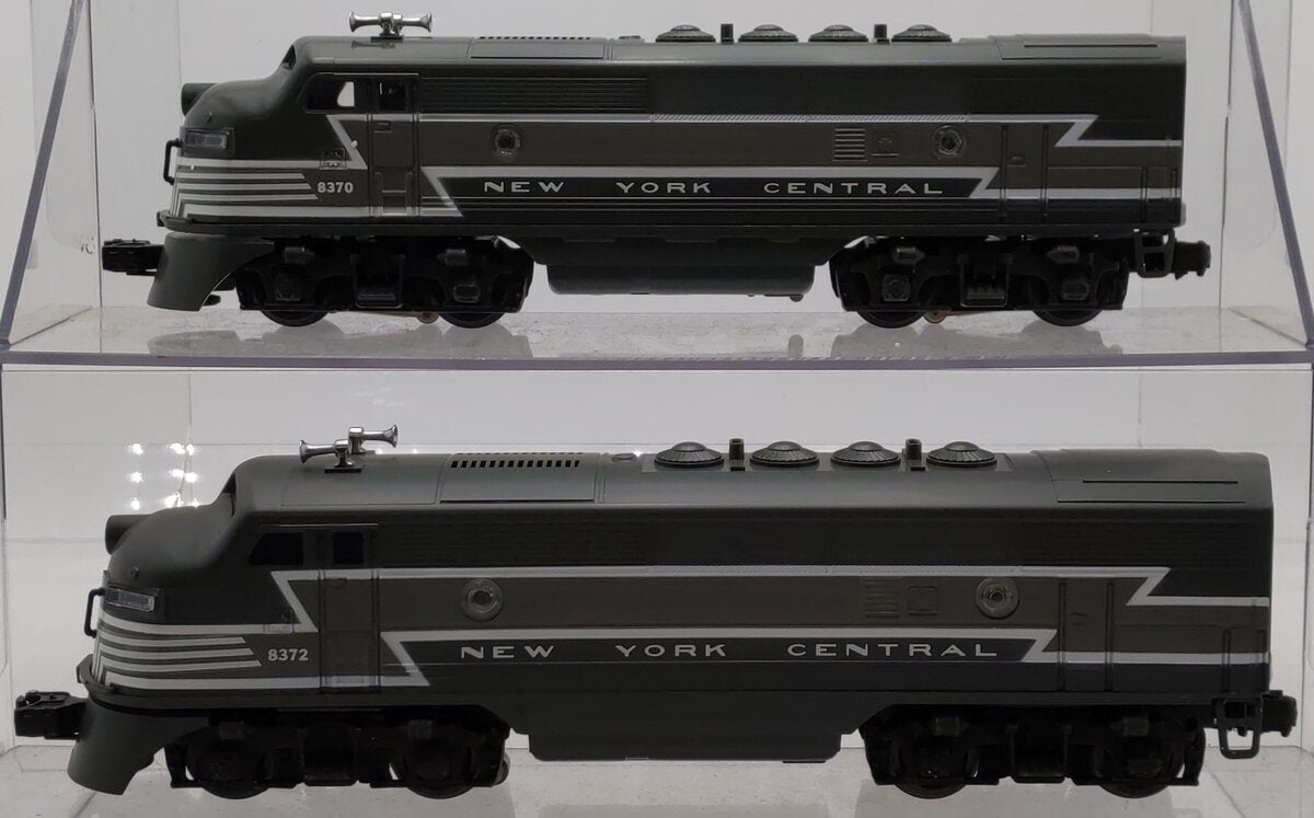 Lionel 6-8370 O Gauge New York Central F3 AA Diesel Locomotives #8372/#8370 EX/Box