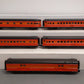 MTH 20-65298 O SP Lines 70' Streamlined Ribbed Passenger Set (Set of 5)