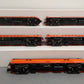 MTH 20-65298 O SP Lines 70' Streamlined Ribbed Passenger Set (Set of 5)