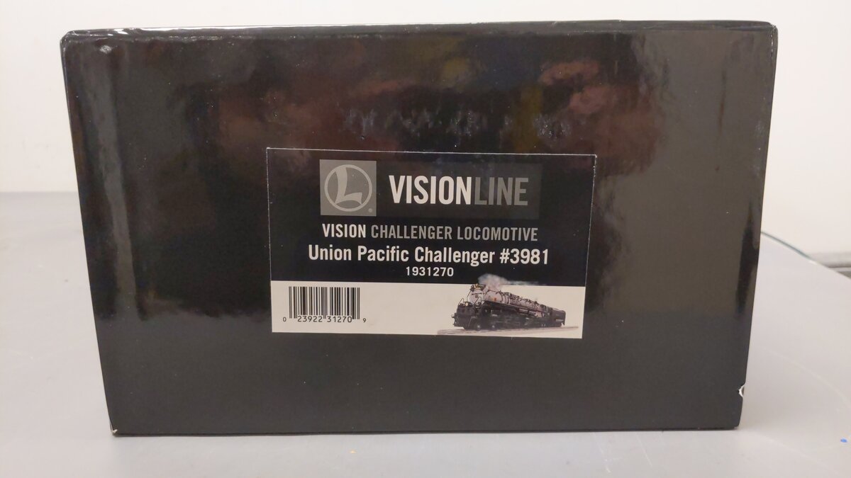 Lionel 1931270 O VISIONLINE UP Challenger Steam Locomotive #3981 LCS w/BlueTooth EX/Box