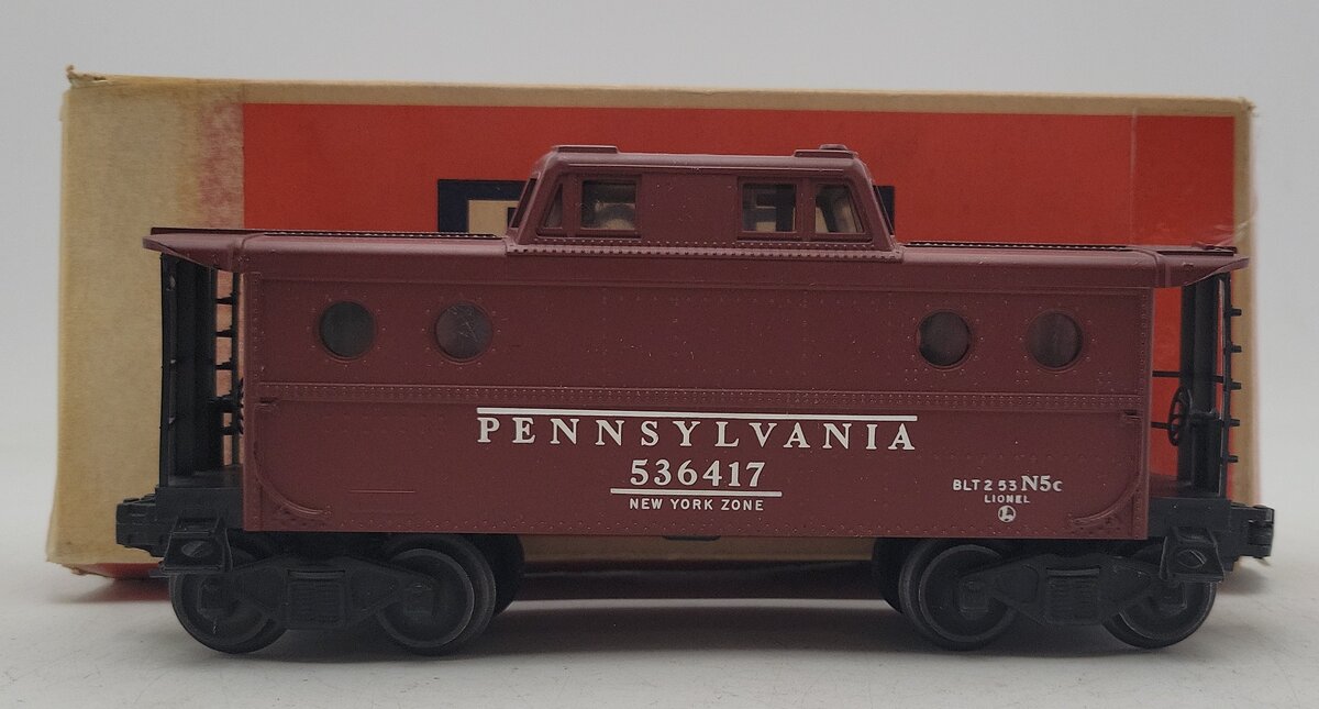 Lionel 6417 Vintage O Pennsylvania N5C "New York Zone" Caboose #536417 EX/Box