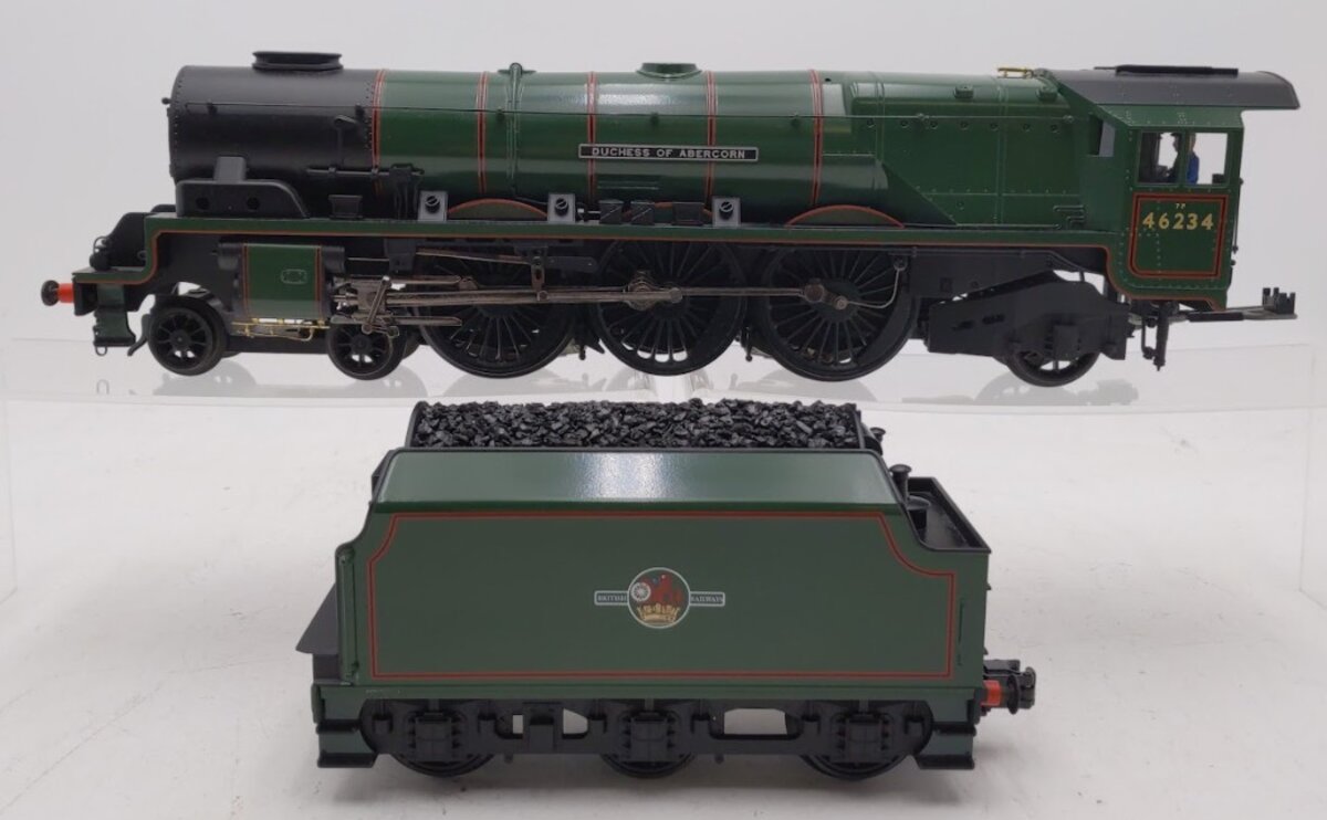 MTH 20-3369-1 O Gauge British Railways Duchess Steam & Tender #46234 w PS2