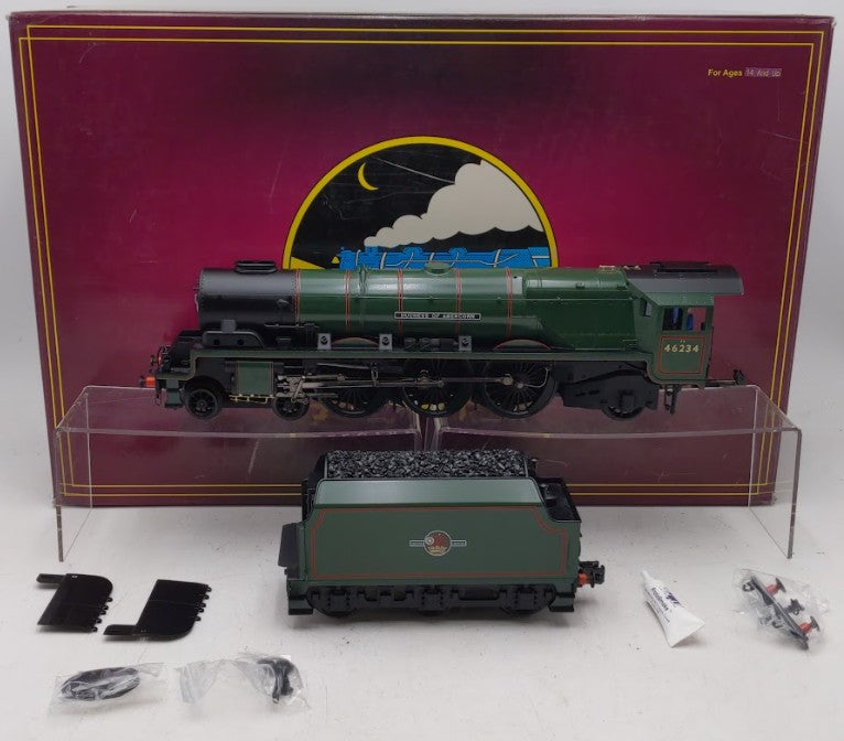 MTH 20-3369-1 O Gauge British Railways Duchess Steam & Tender #46234 w PS2