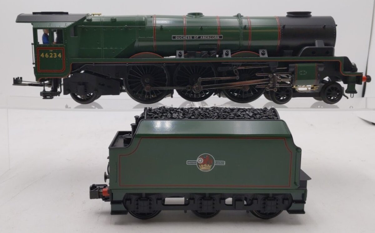 MTH 20-3369-1 O Gauge British Railways Duchess Steam & Tender #46234 w PS2