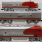 Lionel 6-11711 O Gauge Santa Fe F-3 ABA Diesel Locomotive Set #8100 with RS VG/Box