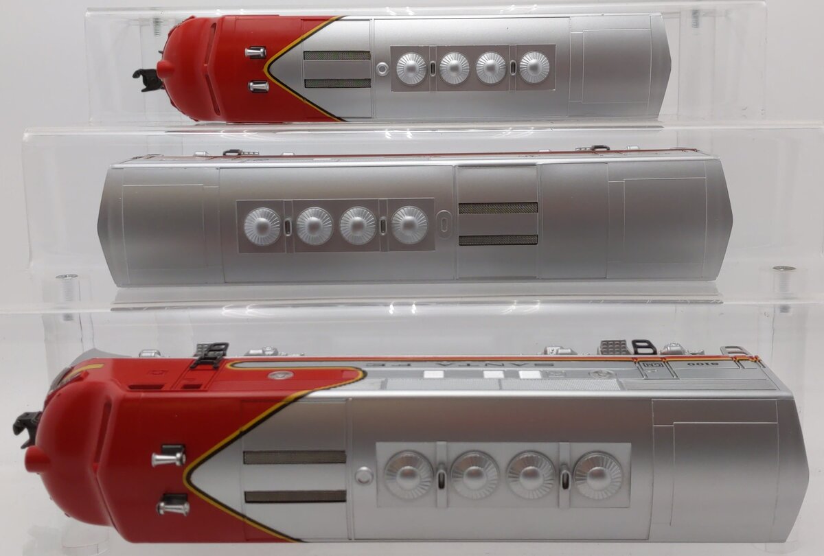 Lionel 6-11711 O Gauge Santa Fe F-3 ABA Diesel Locomotive Set #8100 with RS VG/Box