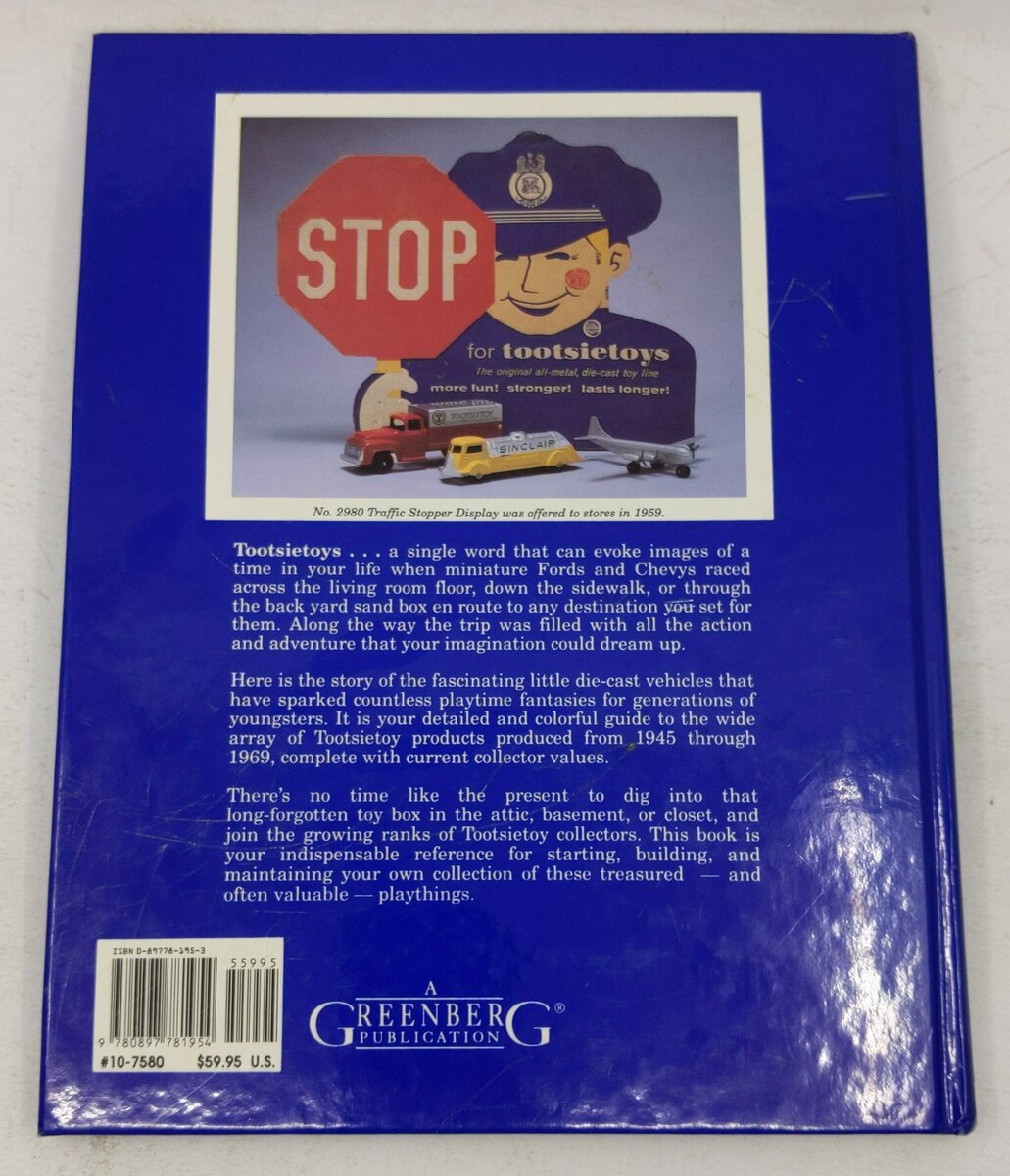 Greenberg's Guide to Tootsietoys, 1945-1969 Hardcover Book By Raymond R. Klein VG