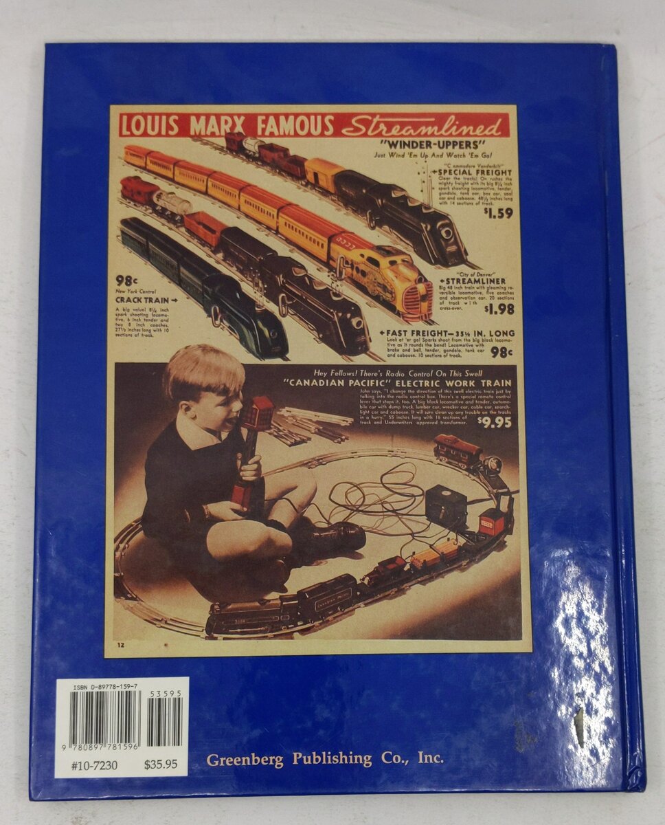 Greenberg's Guide to Marx Trains Volume.3 Hardcover Book By Robert C. Whitacre VG