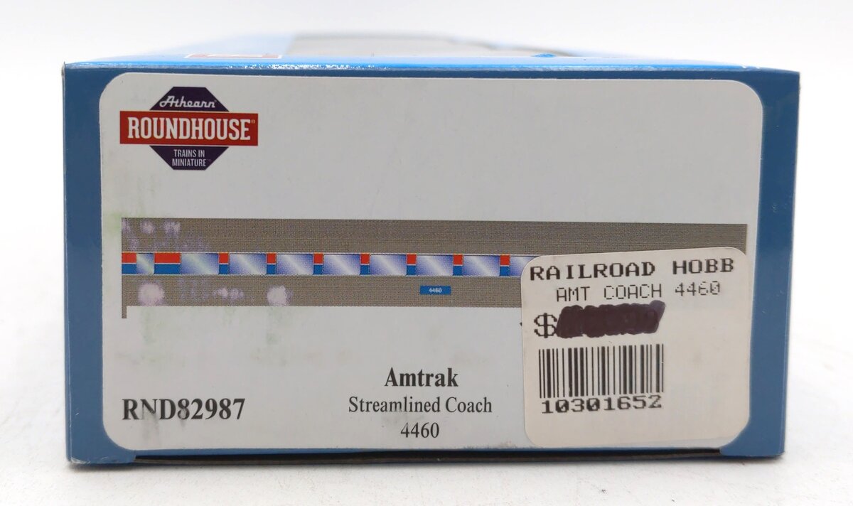 Roundhouse 82987 HO Amtrak Streamline Coach #4460