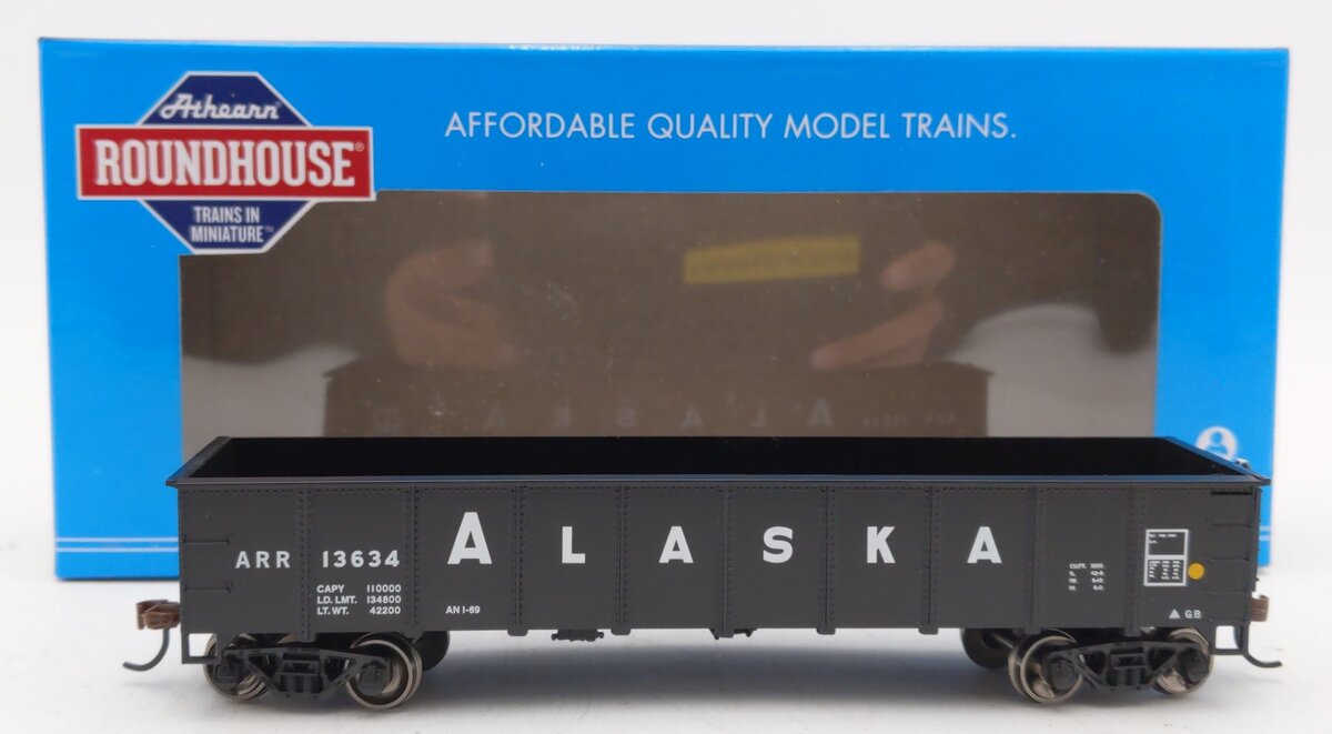 Roundhouse 1898 HO Alaska Railroad 40' Gondola #13634