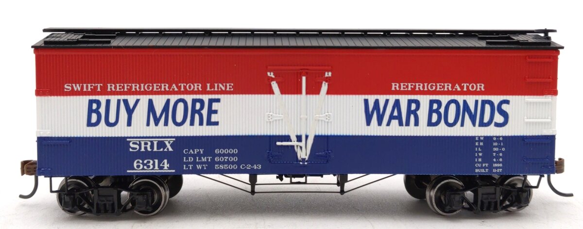 Roundhouse 85471 HO Swift War Bonds 36' Old Time Reefer #6314