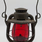 Dietz Vintage NYNH&H Railroad Lantern w/Red Globe VG