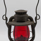 Dietz Vintage NYNH&H Railroad Lantern w/Red Globe VG