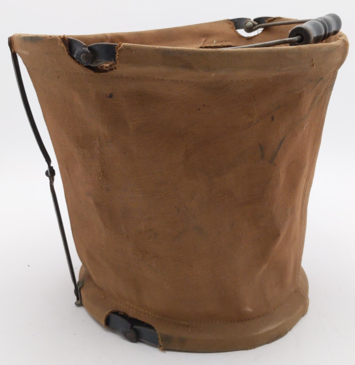 Vintage NYCS Steel Frame Collapsible Bucket VG