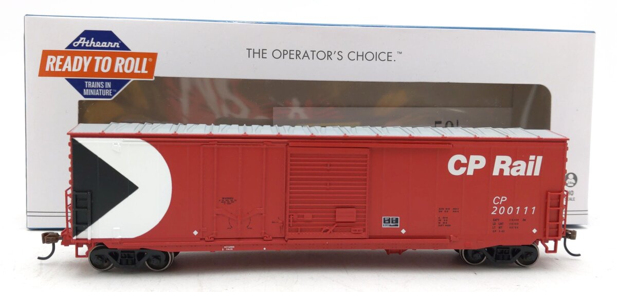 Athearn 89342 HO Canadian Pacific Rail RTR 50' Combo Door Boxcar #200111