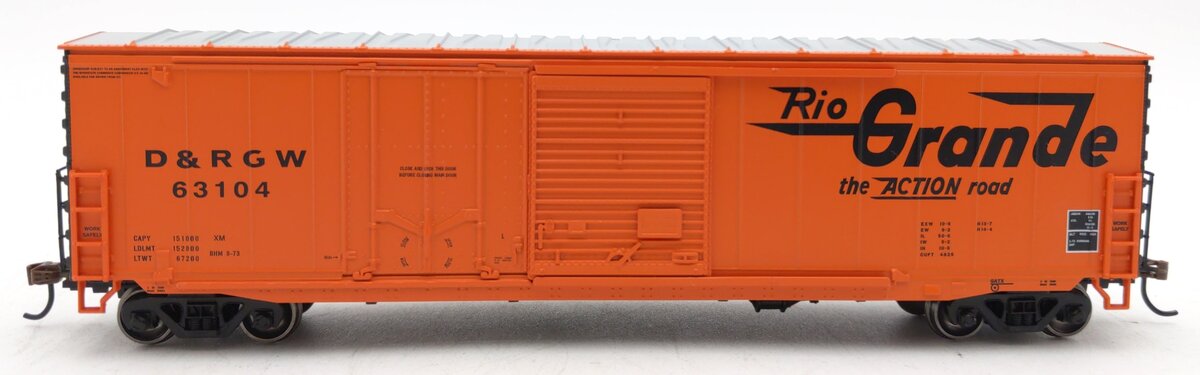 Athearn 89335 HO D&RGW RTR 50' Combo Door Boxcar #63104