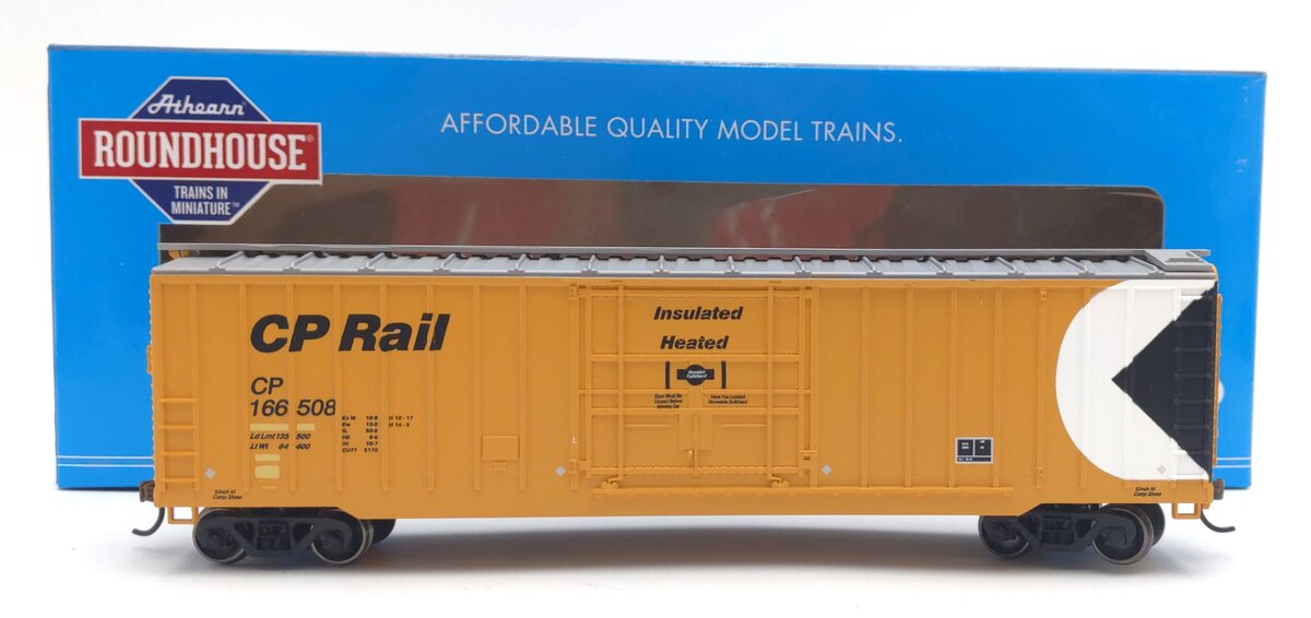 Roundhouse 40139 HO Canadian Pacific Railway 50' OB Plug Door Box #166508