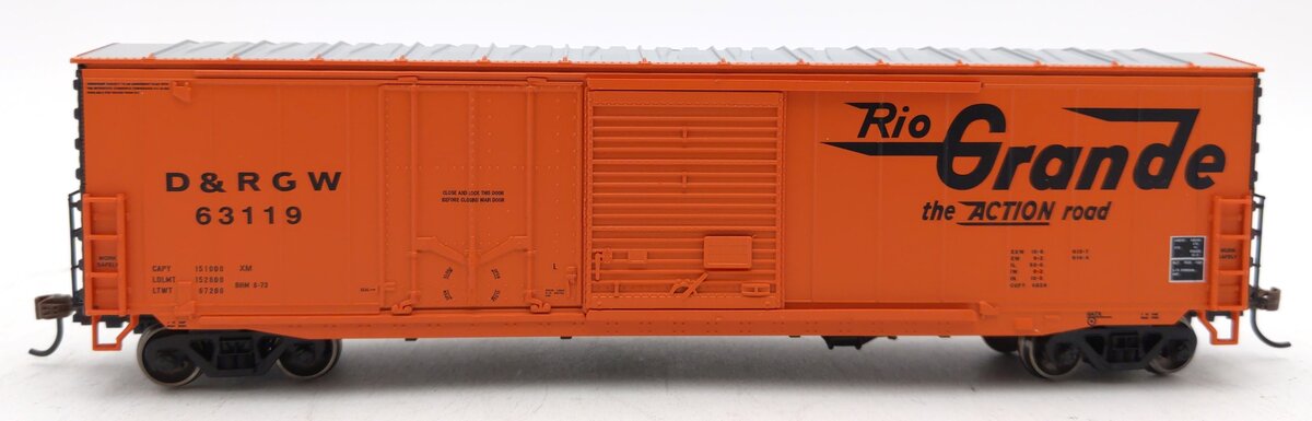 Athearn 89336 HO D&RGW RTR 50' Combo Door Boxcar #63119