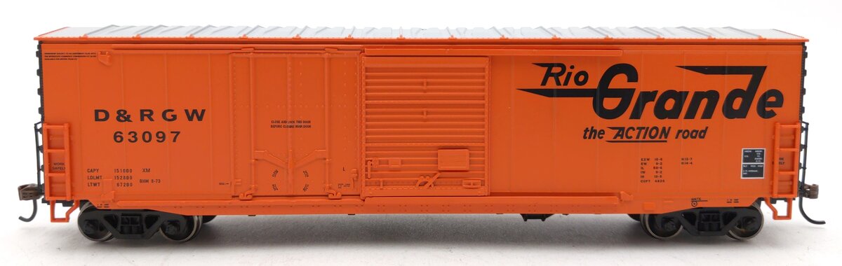 Athearn 89334 HO D&RGW RTR 50' Combo Door Boxcar #63097