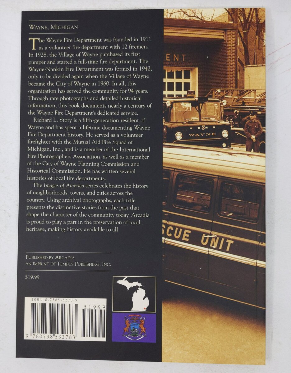 Wayne Fire Department Paperback Book By Richard L. Story EX