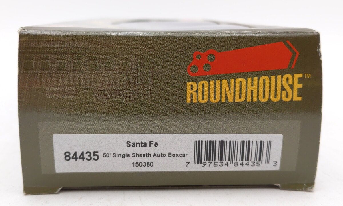 Roundhouse 84435 HO Santa Fe RTR 50' Single Sheath Boxcar #150360
