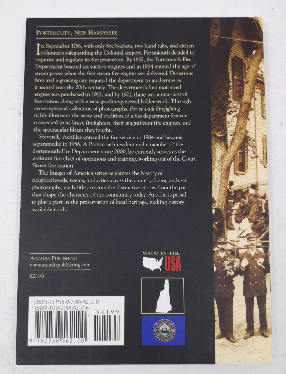 Portsmouth Firefighting Paperback Book By Steven E. Achilles EX