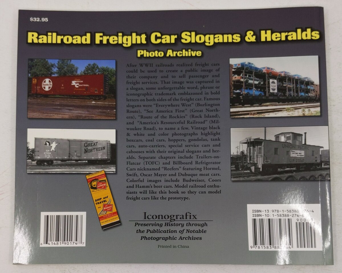 Railroad Freight Car Slogans & Heralds Paperback Book By John Kelly EX