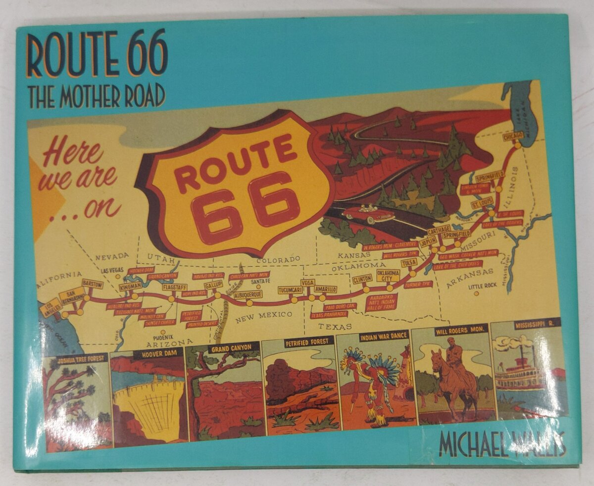 Route 66 The Mother Road Hardcover Book By Michael Wallis VG